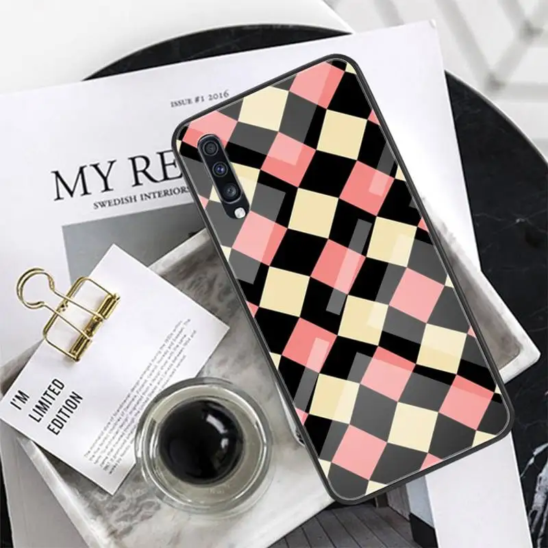 

Beautiful lattice Phone Case Tempered Glass For XiaoMi 8SE 6 8lite MIX2S Note 3 Redmi Note 7 5 4 Redmi 6A 5Plus 4X