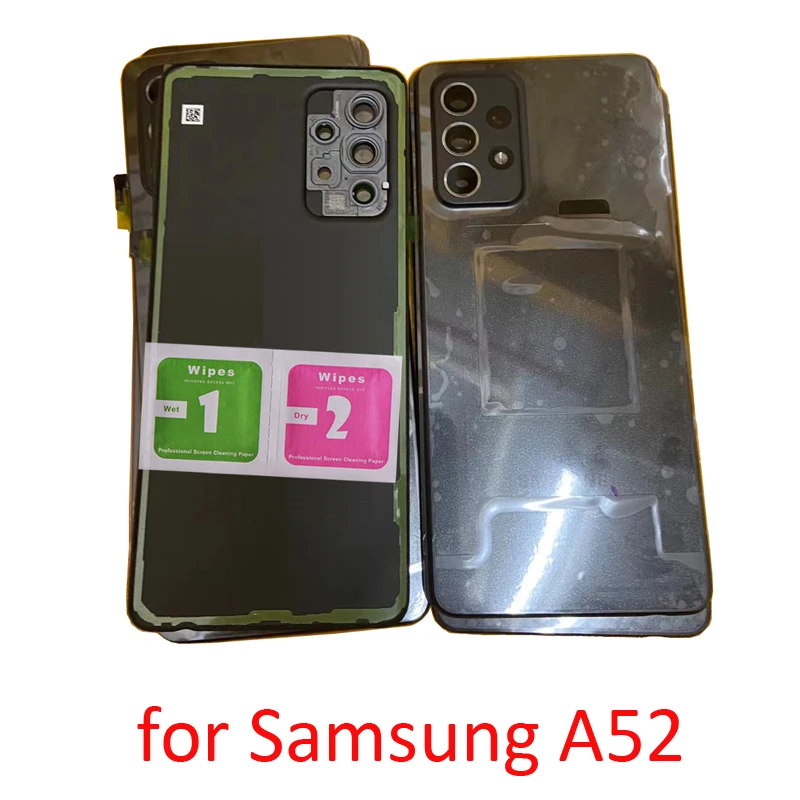 

New Chassis Back Cover For Samsung Galaxy A52 4G 5G A525F A525M A525 A526B A526 Original Black Phone Housing Rear Panel Case