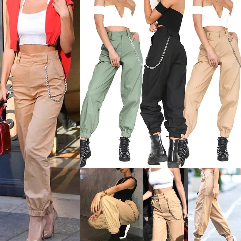 

Women Loose Harem Pants High Waist Casual Breathable Female Trousers for Autumn NOV99