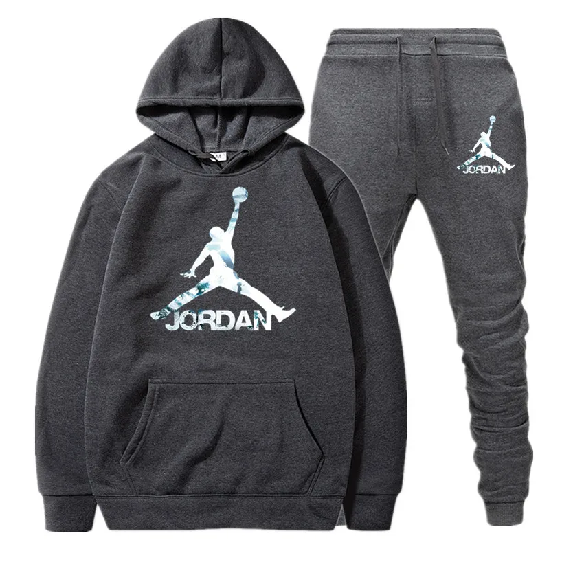 Новая мужская толстовка с капюшоном Теплый спортивный костюм Jordan 23 спортивная мужская толстовка с капюшоном