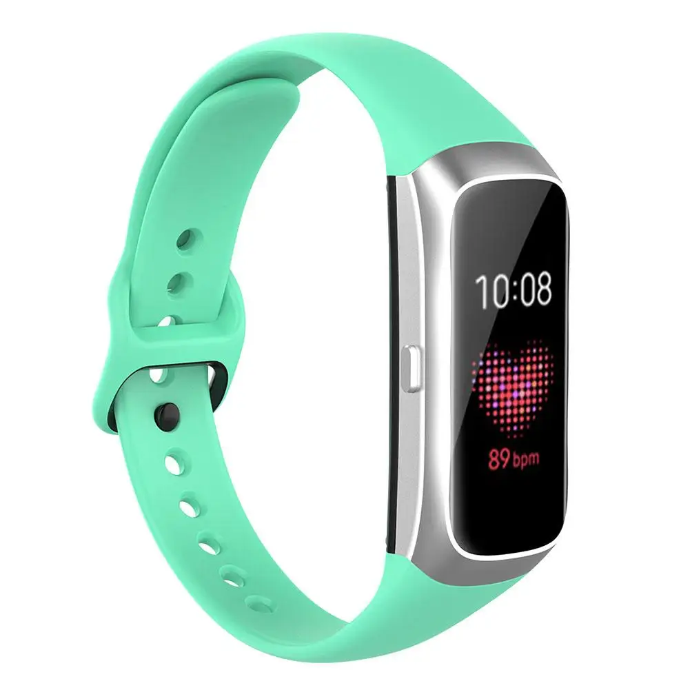 Силиконовые спортивные часы ремешок на запястье ремешок для samsung Galaxy Fit SM-R370 смарт-браслет Ремешки для наручных часов аксессуары