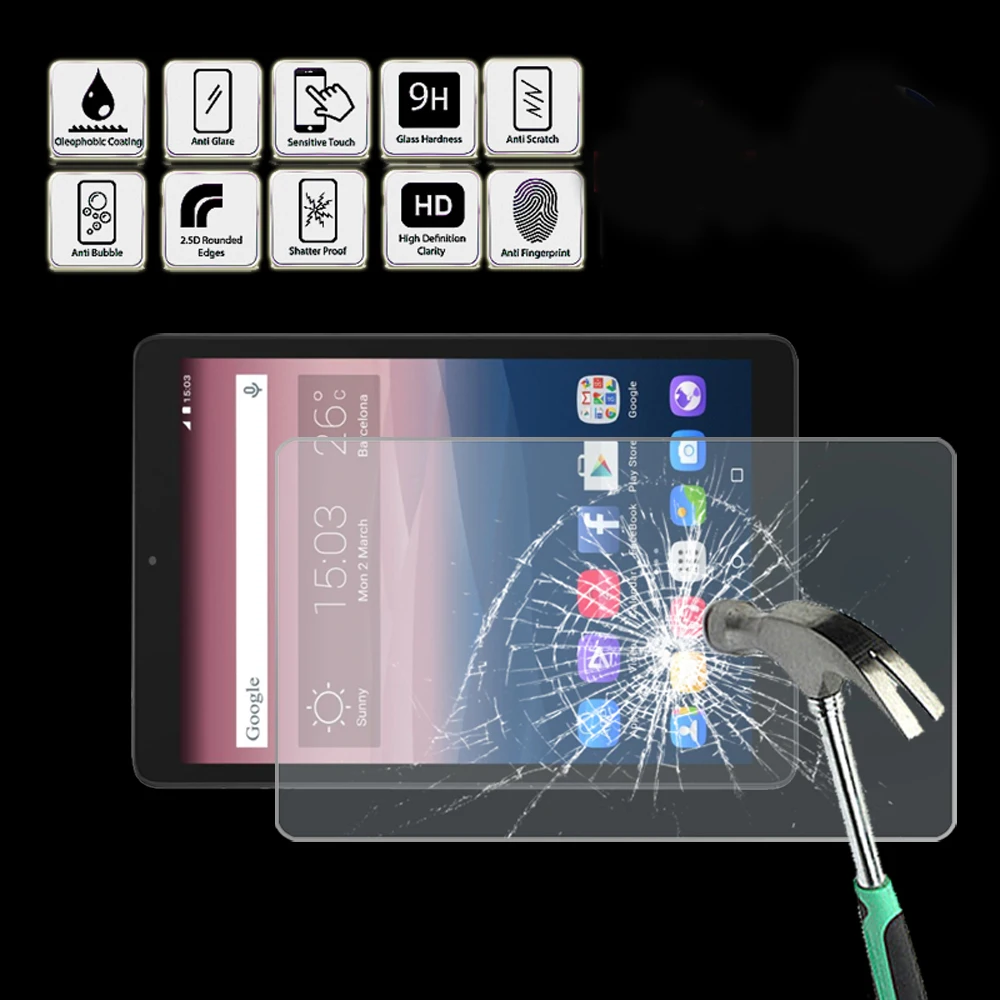 

Закаленное стекло для защиты экрана планшета для Alcatel OneTouch Pixi 3 10-защитная пленка для экрана Защитная крышка