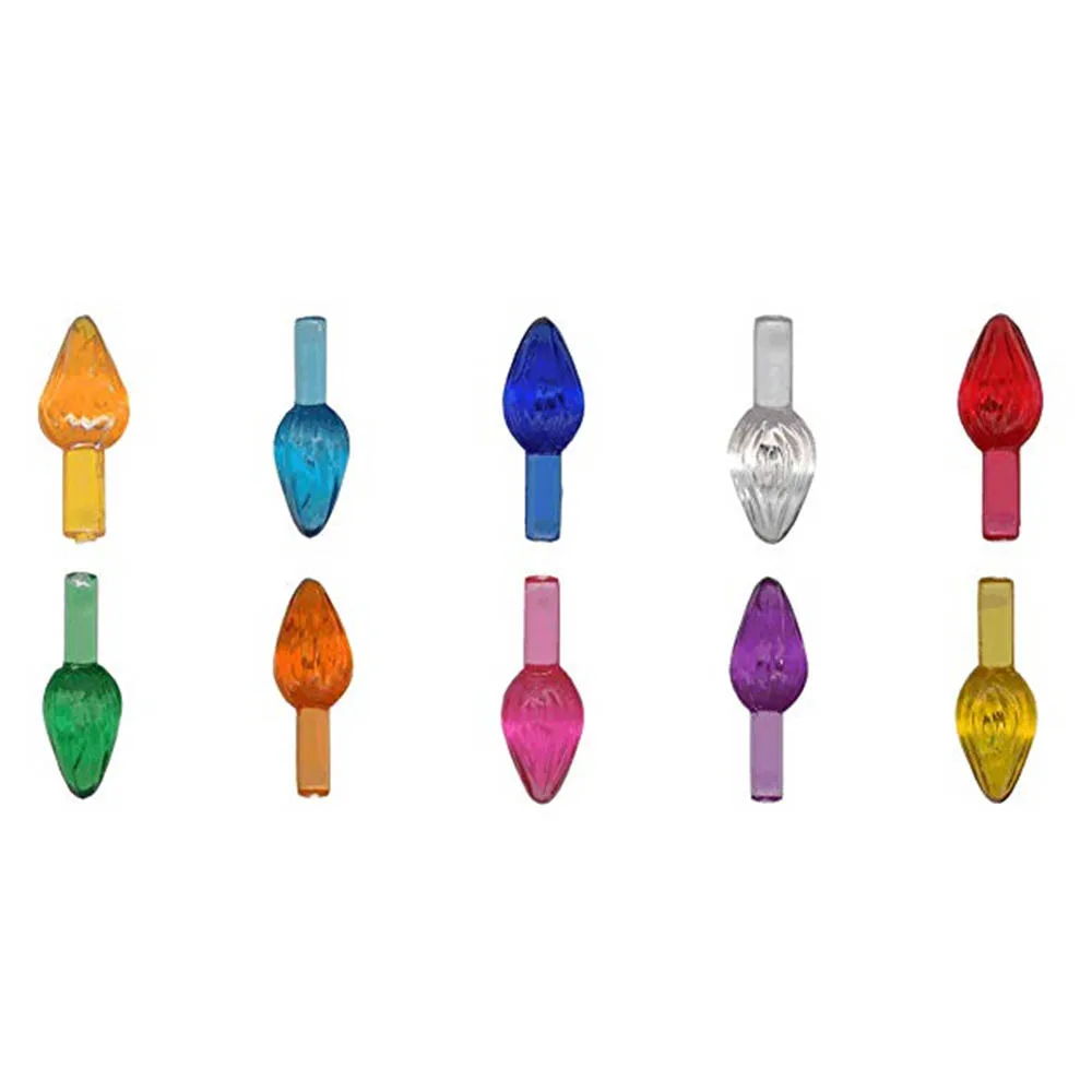 DIY хрустальные гаджеты 50 шт красочные керамические лампы для замены