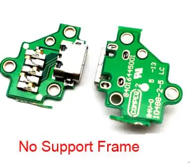 No Metal Support Для Motorola Moto G3 XT1541 XT1542 XT1543 Микро зарядный порт USB разъем jack Замена док-станции - Цвет: No Metal Support