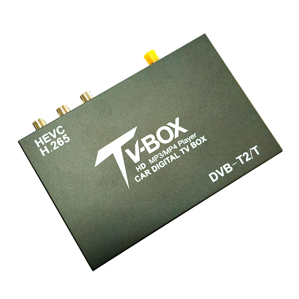 Carbar Moible HD tv автомобильный DVB-T2 DVB-T цифровой ТВ приемник автомобильный D tv box H.265 для автомобиля DVD видео система с антенной