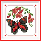 Бабочка (5) 14CT 11CT Вышивка крестиком, живопись счетным принтом на холсте, Набор для вышивания, наборы
