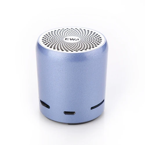EWA A107S динамик s Портативный bluetooth Металл HIFI мини-динамик TWS беспроводной MP3 музыкальный плеер Сильный Звук SD карта воспроизведения динамик - Цвет: Синий