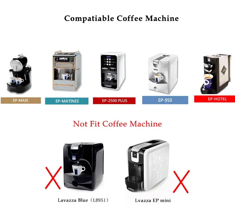 ICafilas фильтры для кофе Lavazza из нержавеющей стали многоразовые кофейные капсулы Pod чашка для Lavazza эспрессо точечная машина