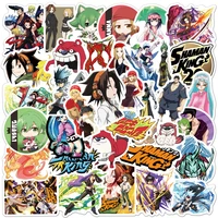 50pcspack cartoon anime shaman king stickers for waterproof luggage laptop guitar bicycle funny diy sticker classice toys