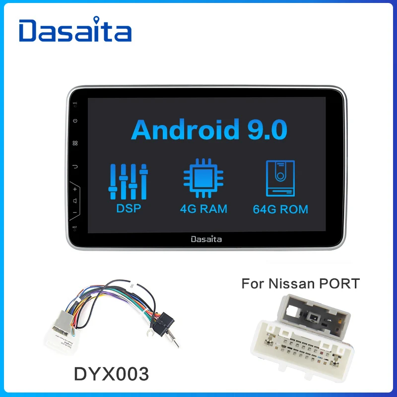 HA2186-MAX6 Dasaita 10," ips экран автомобиля Радио 2 Din Android 9,0 DSP универсальный автомобильный стерео Мультимедиа Bluetooth gps навигация HDMI MAX6 - Цвет: HA2186-MAX6
