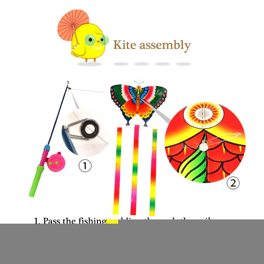

Outdoor Games Toys For Boys And Girls Kite Colorful Butterfly Kite Huge Butterfly Kite And Long Tail Kite