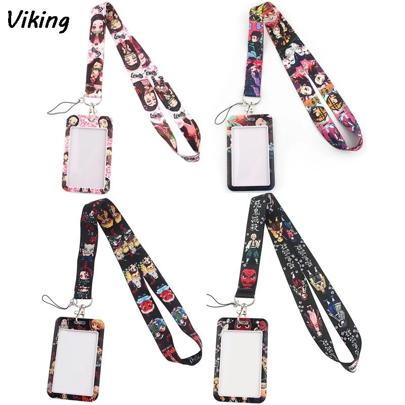

G1558 Anime Lanyard Keychain keys Badge Mobile Phone Rope Kids Gifts Card Holder Cover With Lanyard