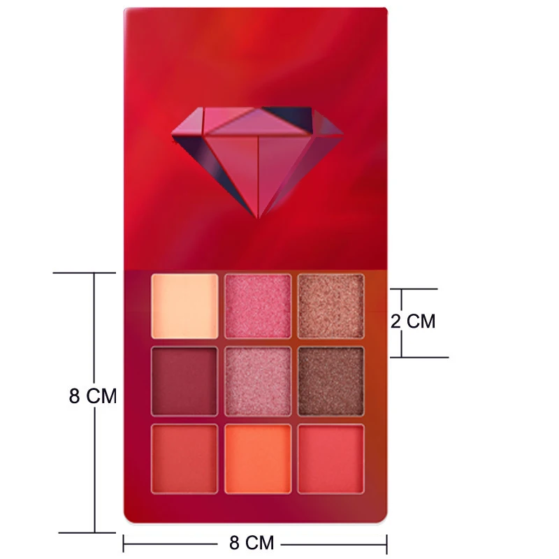 Мерцающие тени для век палитра макияжа матовые мерцающие и сияющие алмазные