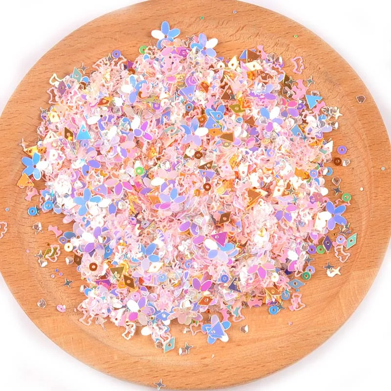 10 г(около 1000 шт) Смешанные Блестки для рукоделий блестки DIY Face Nail Art Decor Shell Spangle швейные принадлежности блестки наклейки C2677