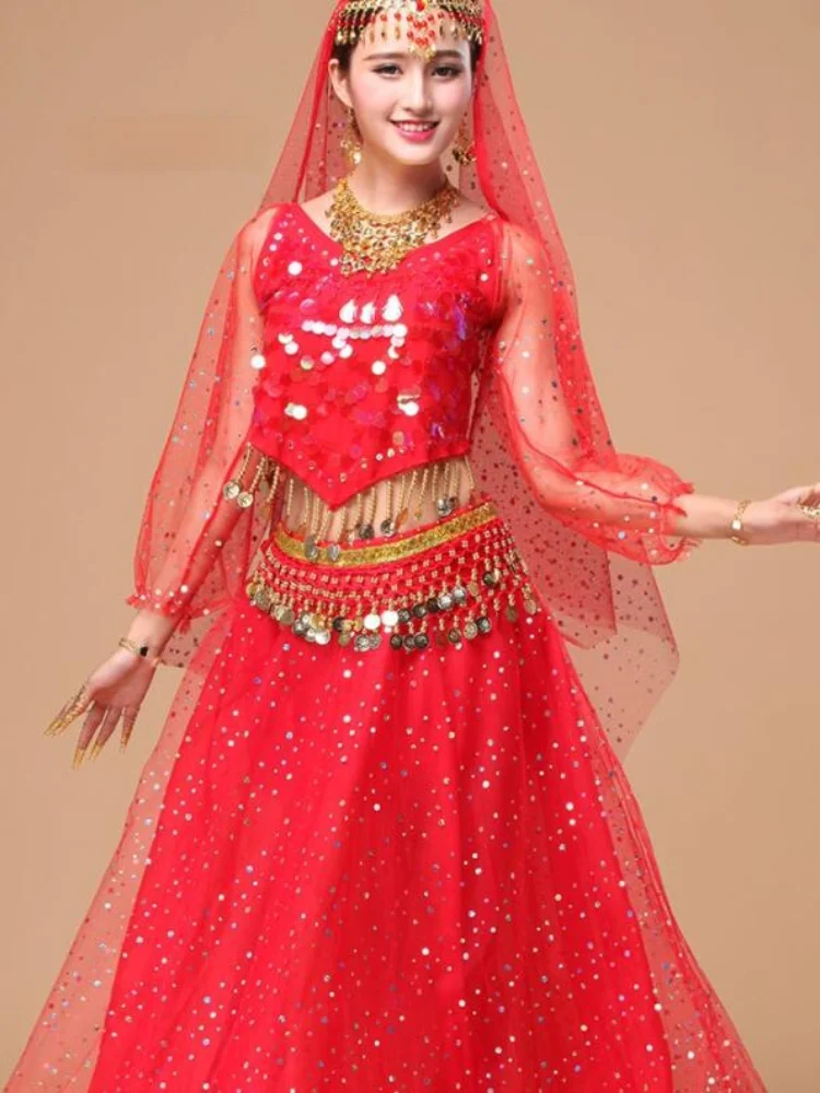 Индийские египетские костюмы для танца живота Костюмы Болливуда Одежда танцев