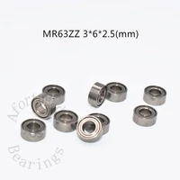 bearing 10pcs mr63zz 362 5mm free shipping chrome steel metal sealed high speed mechanical equipment parts