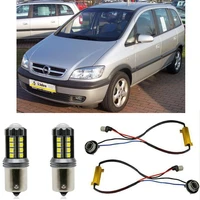 fog lamps for opel zafira a mpv t98 stop lamp reverse back up bulb front rear turn signal error free 2pc
