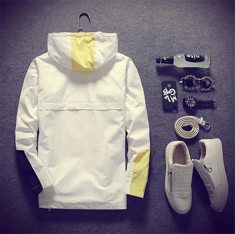 

2021 Hot-selling Brand Clothing Men's Outdoor Waterproof And Windproof Zipper Hooded Sports Jacket M-5XL