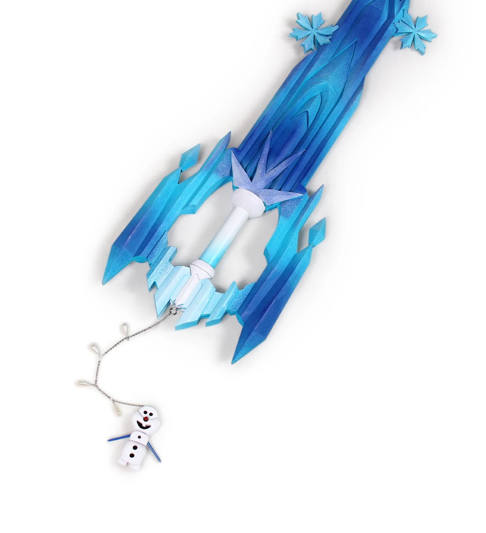 Kingdom Hearts Cosplay Weapon Sora Crystal Snow Keyblade Halloween Christmas Party Masquerade Anime Shows Cosplay performance