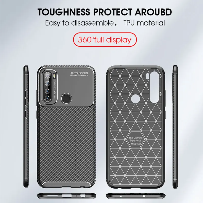 Чехол для телефона Xiaomi Redmi Note 8 Pro 8T мягкий силиконовый ударопрочный чехол из