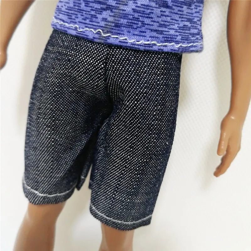 

Ken The Boy Friend Sports Tee Black Pant Set for Barbie BJD Doll Clothes Accessories Play House Dressing Up Kids Toys