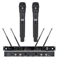 professional ksm8 black cardioid handheld ad4d wireless microphone digital system uhf dual channel true diversity stage studio