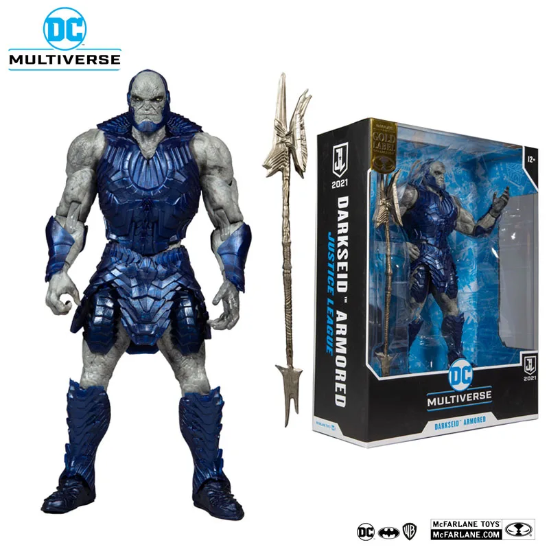 

Anime Original 100% Justice League Figure Darkseid 2021New SDCC 25.4Cm PVC Action Figurine Dark Lord Model Toy for Boys Gift