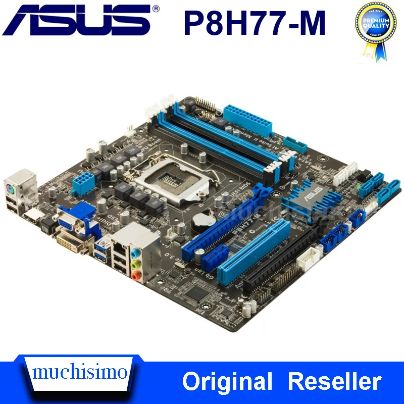 Б/у оригинальный телефон Asus P8H77 M Mainbaord LGA1155 Intel H77 DDR3 32 Гб PCI E 3 0 Core i7/Core i5/Core i3