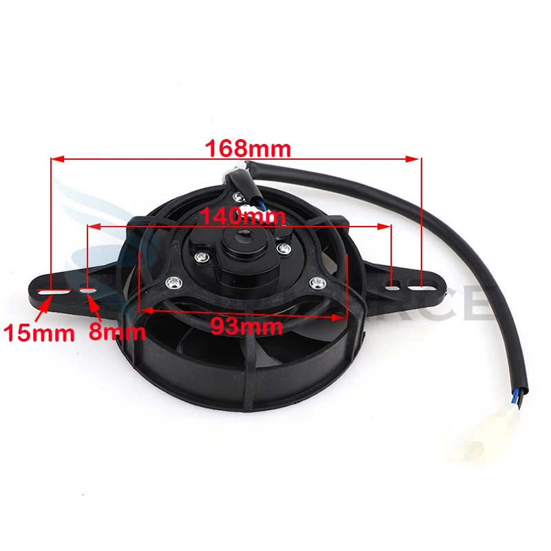 12V Motorcycle Cooling fan Oil Cooler Engine Electric Radiator Fit for 150cc-250cc ATV Quad Go Kart Buggy Motocross | Автомобили и