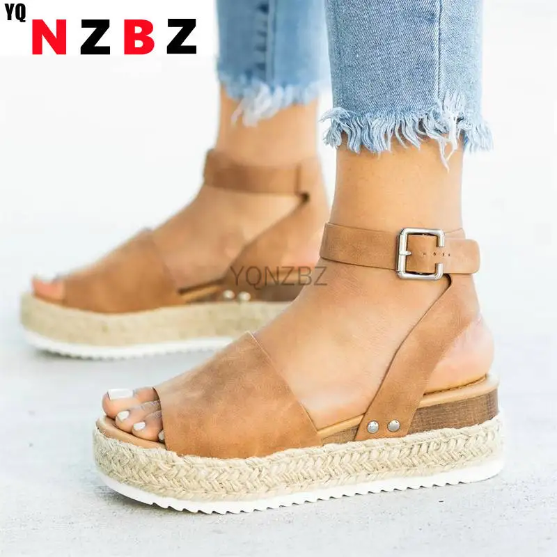 

Wedges Shoes For Women High Heels Sandals Summer Shoes 2019 Flip Flop Chaussures Femme Platform Sandals Plus Size 35-43