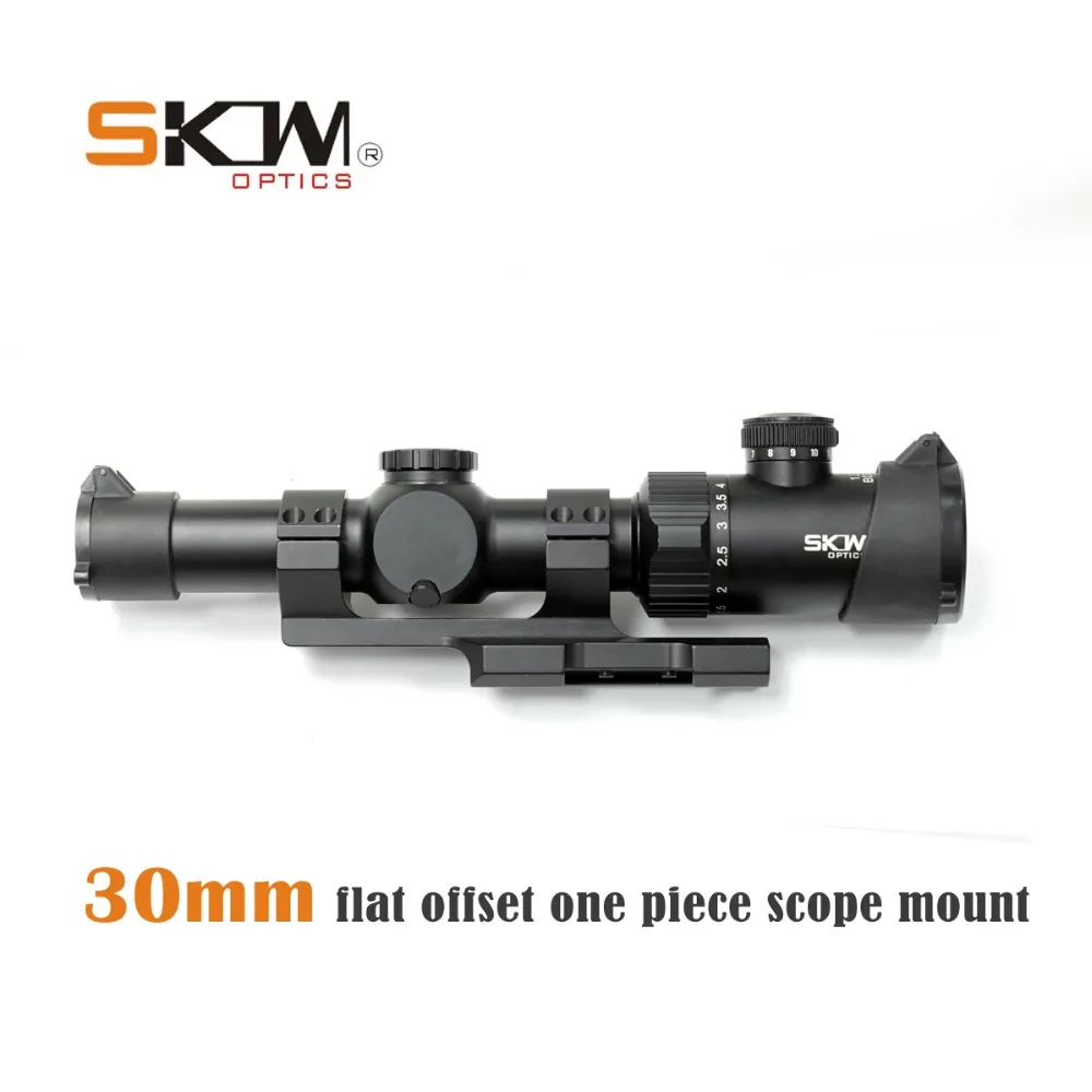 SKWoptics 1,25-5x26A тактические оптические прицелы для охоты на АК АР, M4 прицел BDC Сетка Новинка 30 мм цельное крепление