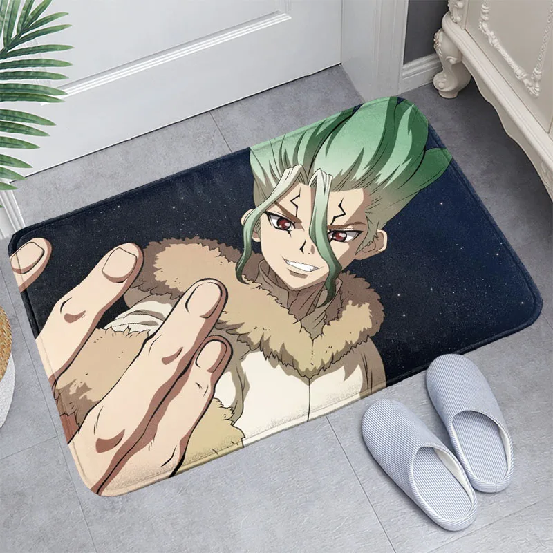 

Коврик для дома Dr. Stone, противоскользящий домашний коврик, для гостиной/прихожей, ванной, подарок для детей