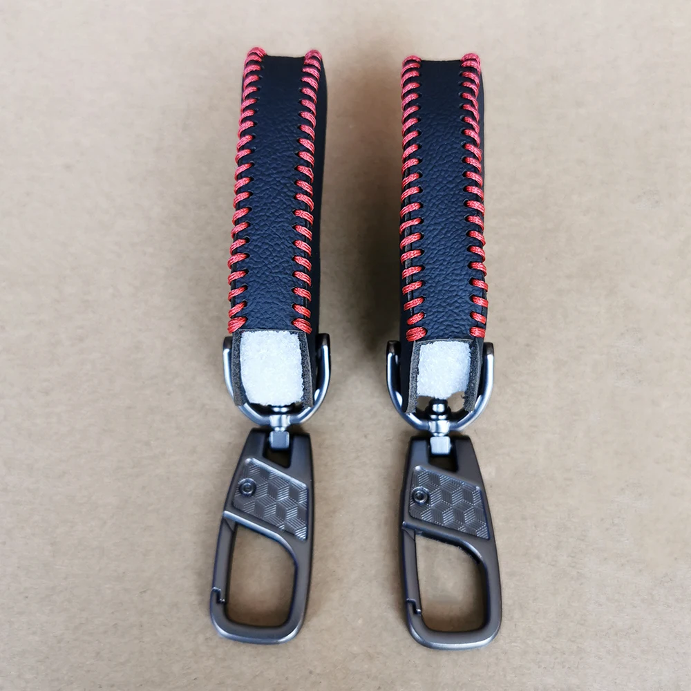 

100% Leather Car Remote Smart Key Cover Case Holder Shell For MG ZS EV MG6 EZS HS EHS 2019 2020 For Roewe RX5 i6 i5 RX3 RX8 ERX5