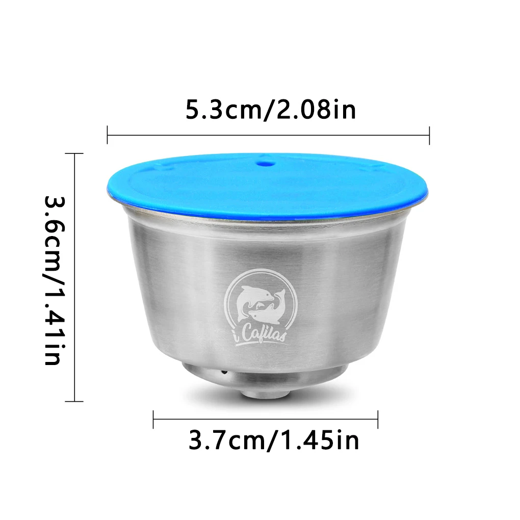 

Refillable Metal Reusable Dolce Gusto Coffee Capsule For Dolce Gusto Compatible with Nescafe Machine Refillable Filter Dripper