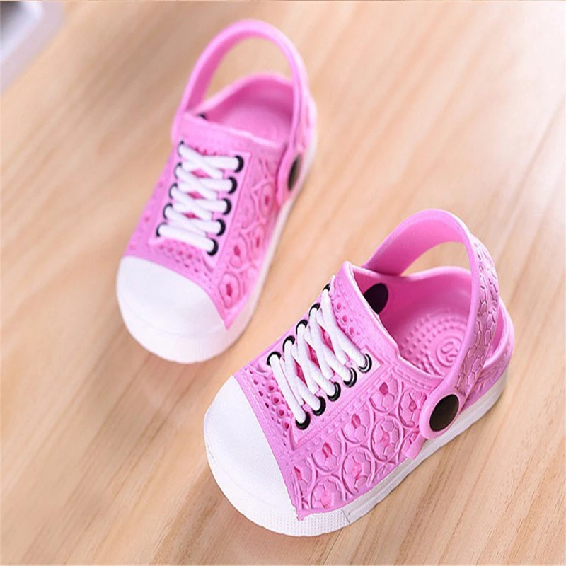 

Unisex Children Beach Slippers Baby Boys Clogs Shoes Girls Sandals Garden Slippers Drag For 1-5 Years Kids