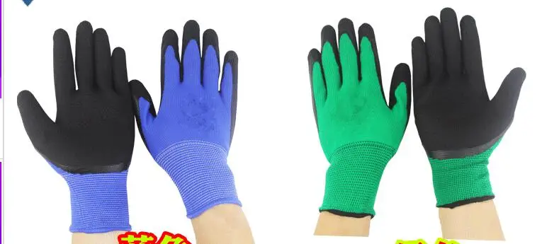 Non-slip Садоводство Перчатки дышащая мягкая и удобная обувь посадки Садоводство рабочие мужские перчатки без пальцев для работы по охране труда Перчатки