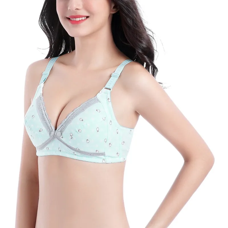 Сексуальный модный кружевной бюстгальтер для кормящих женщин с пряжкой без