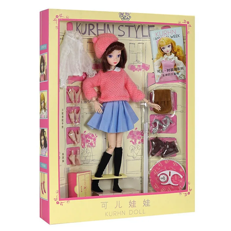 Кукла шарнирная с подвижными суставами и сумкой для обуви|Куклы| |