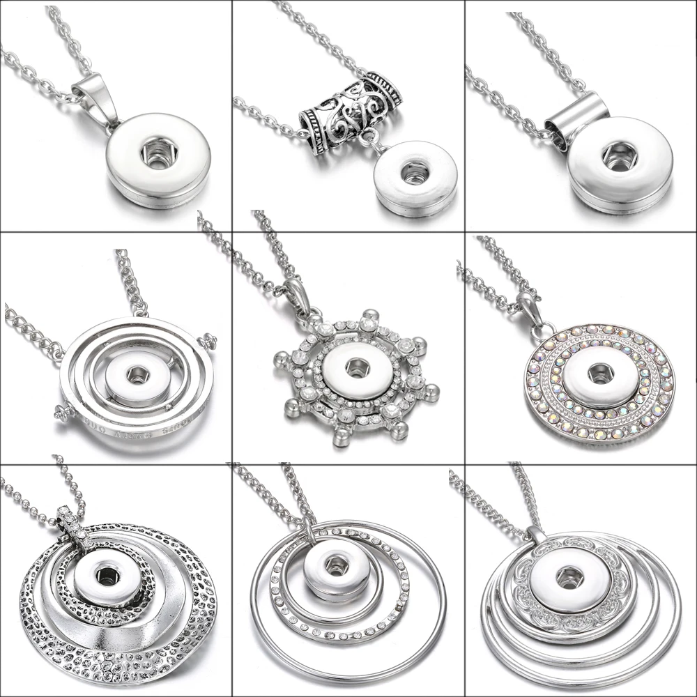 Новые ювелирные ожерелья стразы круглые Круглые бриллианты 18 мм кнопки изделия