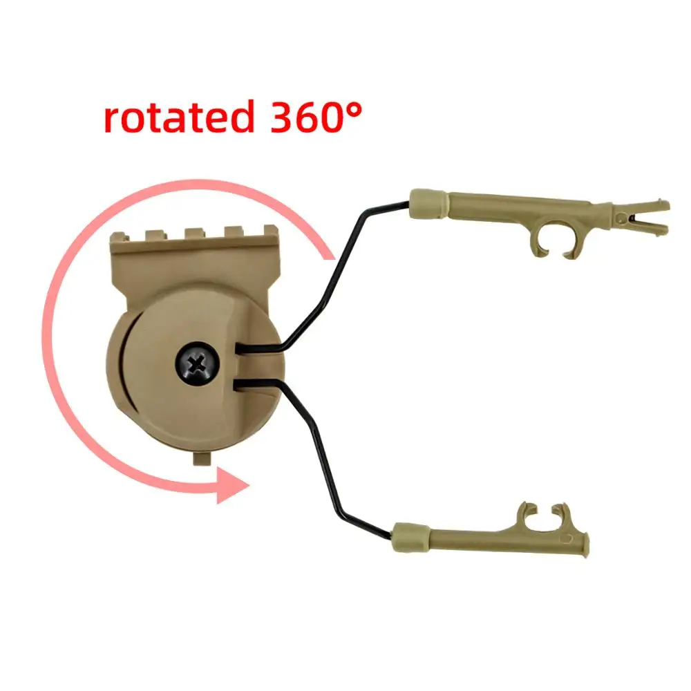 Комплект аксессуаров для крепления на шлем тактическая гарнитура крепление pelcom