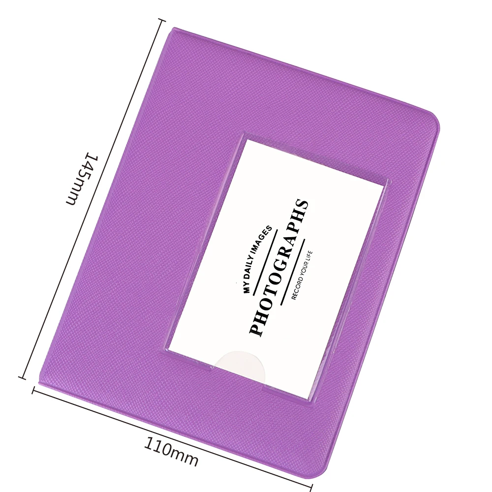 

Insert Pocket Photo Album 64Pockets Picture Case for Fujifilm Instax Mini Film Album Graphy Mini Instant Polaroid Photo Album