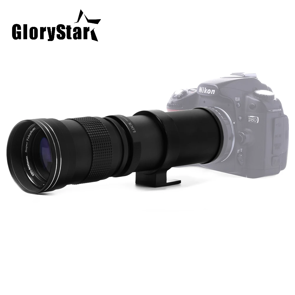 Супер телеобъектив Glory Star 420 800 мм F/8 3 16 ручной зум объектив для камеры Canon Nikon Sony Pentax
