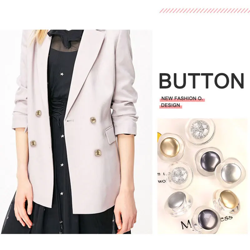 3 шт. Женская ветровка прозрачная пуговица для одежды шитая хвостовиком