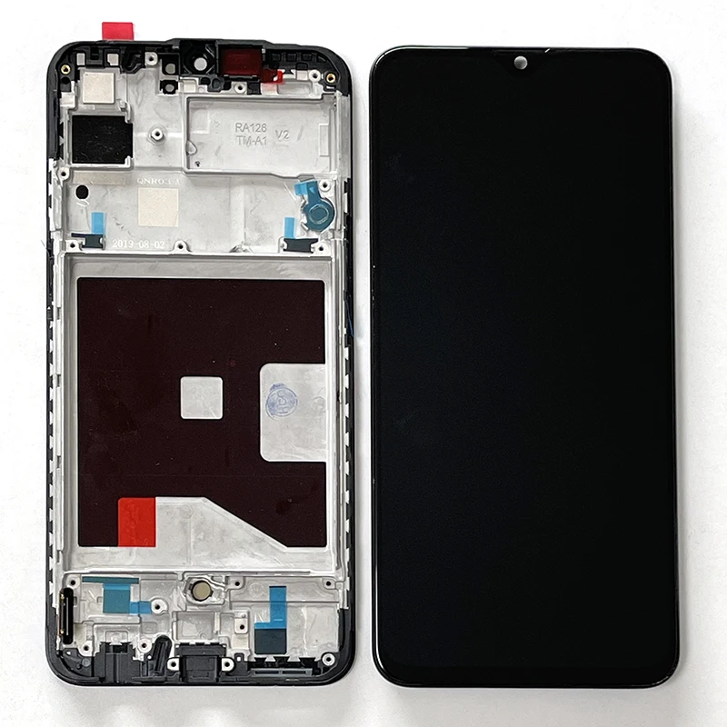 6 4 original supor amoled for realme xt lcd display screen touch panel digitizer for realme x t rmx1921 lcd frame assembly free global shipping