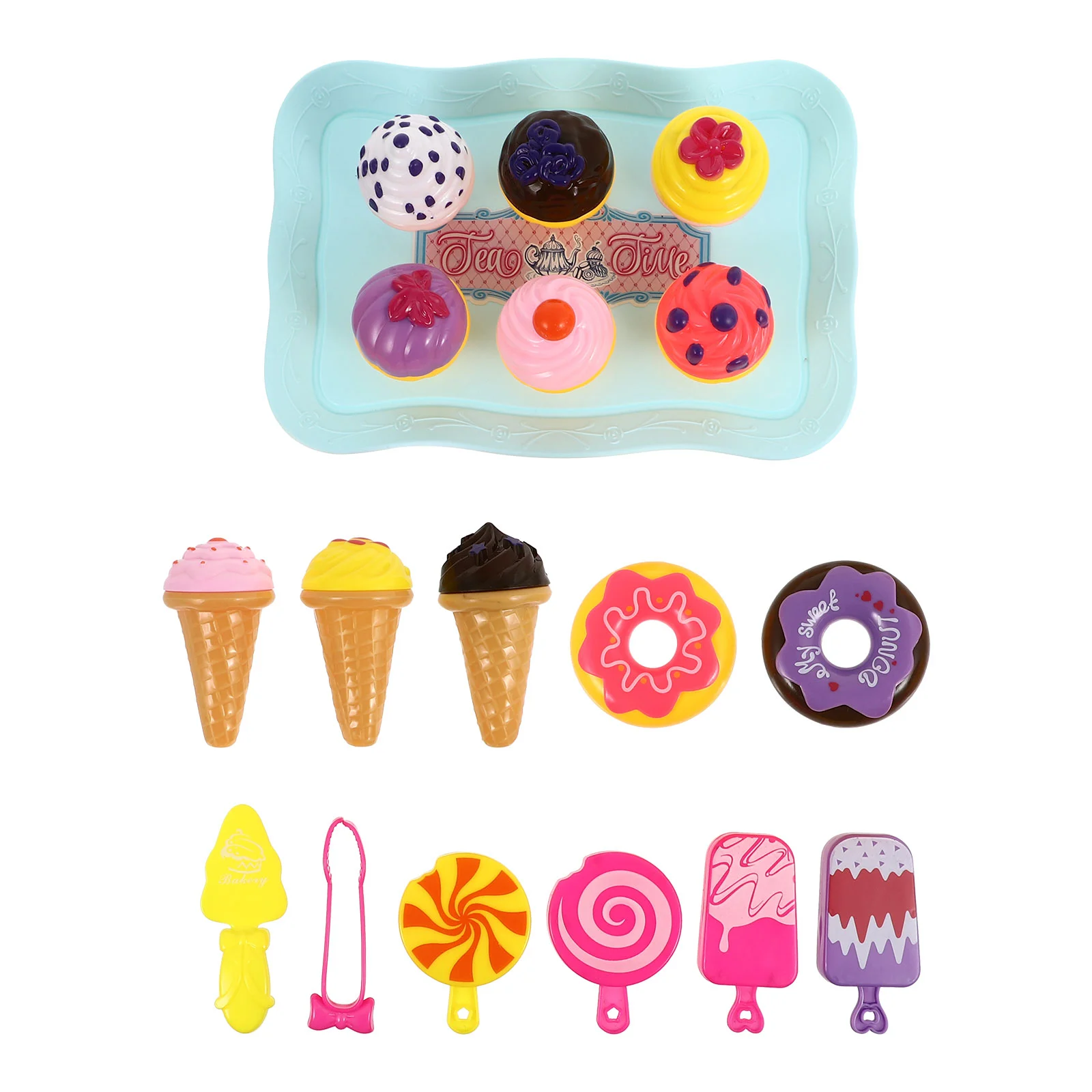 

1 Set of Creative Dessert Shape Designed Model Funny Playing Plaything