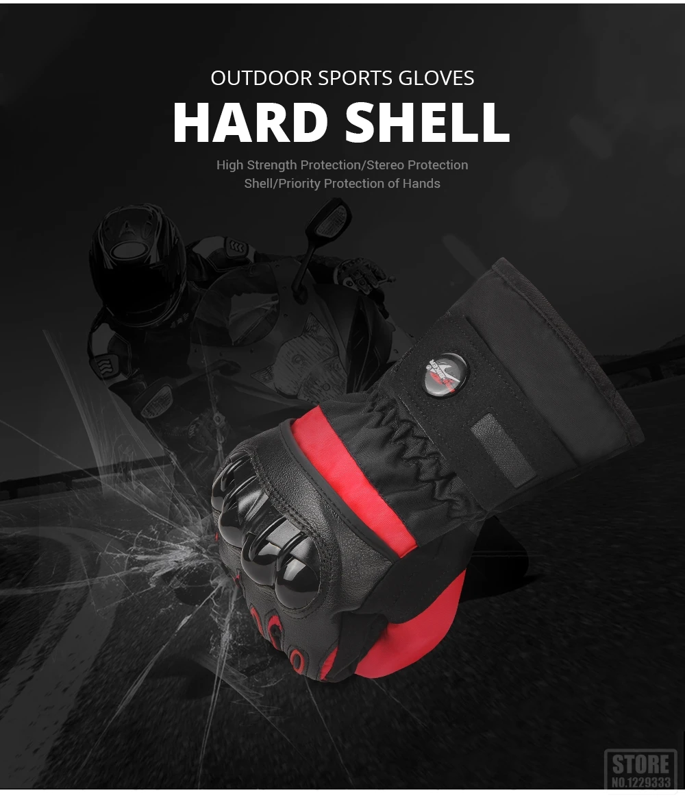 Мотоциклетные Перчатки Водонепроницаемые Мотоциклетные Перчатки Зимние теплые флисовые зимние с подкладкой с сенсорным экраном Нескользящие мотоциклетные перчатки