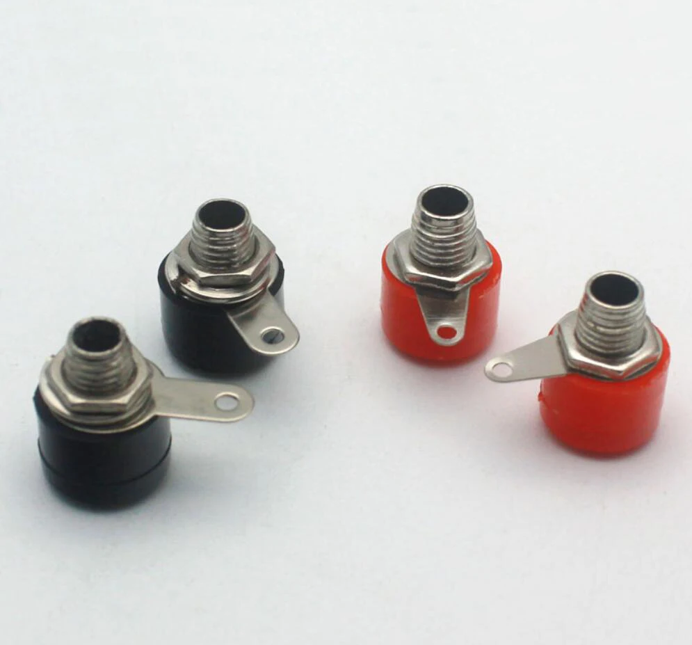 10 шт. Женская Клеммная колодка 4 мм|Интегральные схемы| |