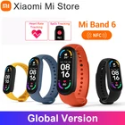 Умный Фитнес-браслет Xiaomi Mi Band 6 NFC с функцией измерения пульса и уровня кислорода в крови