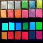 100 г 12 цветов светящийся пигмент из смолы светится в темноте порошковый краситель для дизайна ногтей инструменты для изготовления ювелирных изделий из смолы