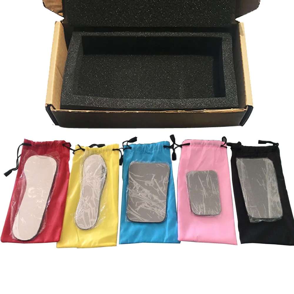 5 шт./комплект двусторонние стоматологические зеркала с чехлом|Отбеливание